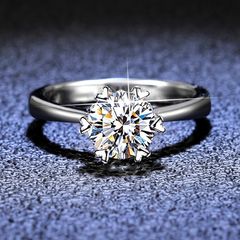 1 CT Moissanite Promise Ring