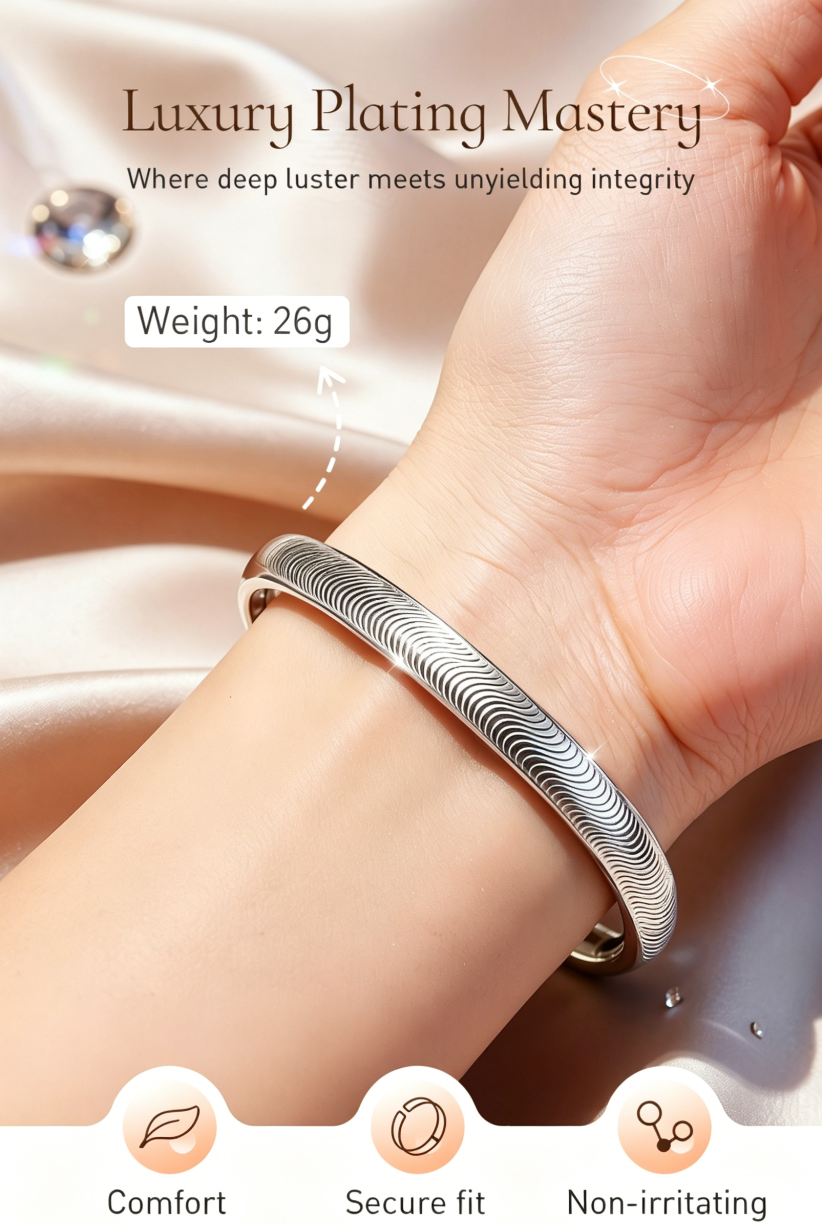 ✨🌙 Captivate Every Gaze – The Polished Cat's Eye Stone Bracelet 🌙✨