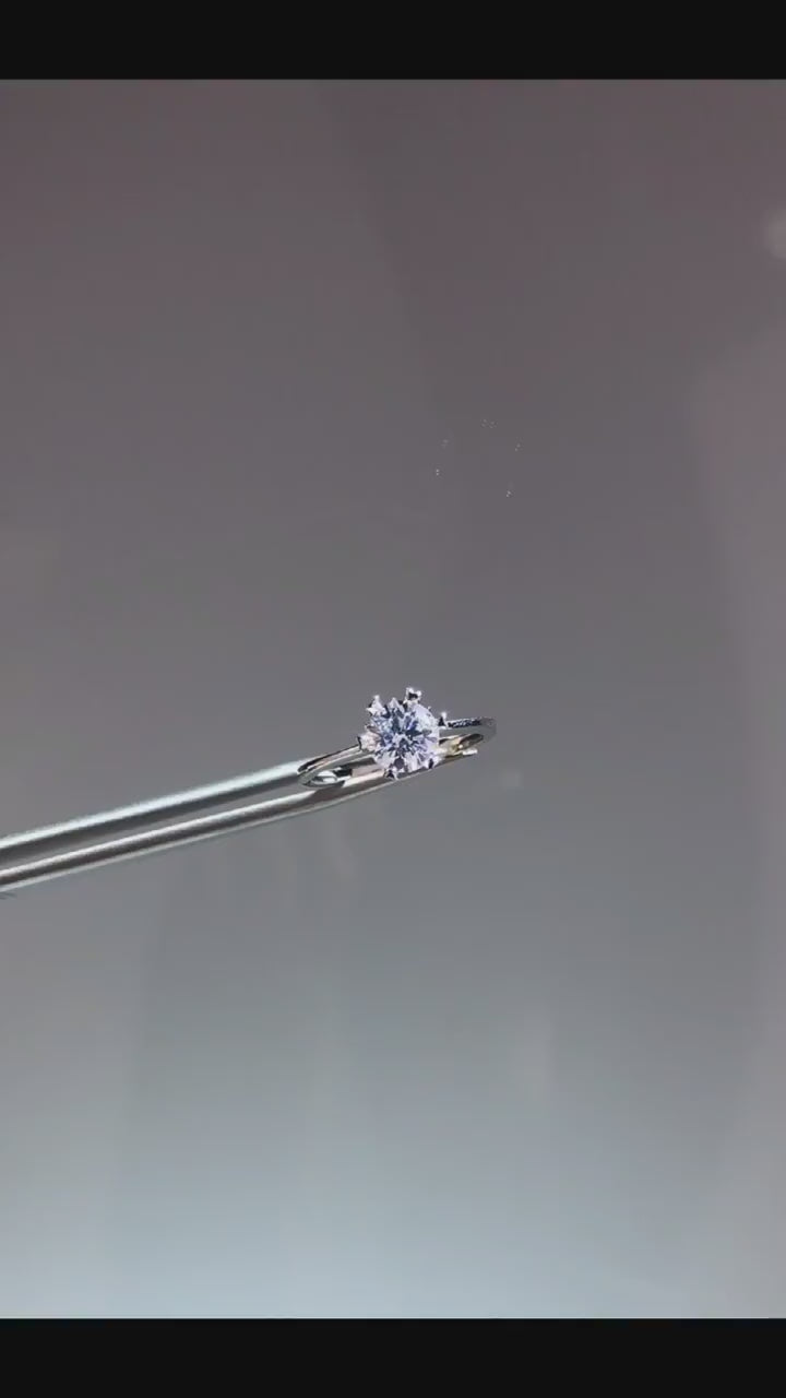 1 CT Moissanite Promise Ring