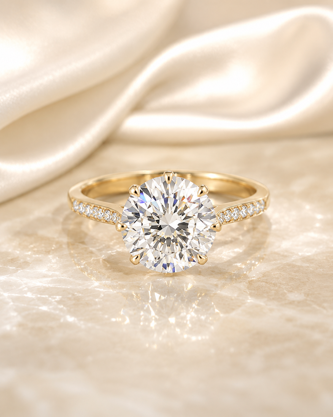 Moissanite rings