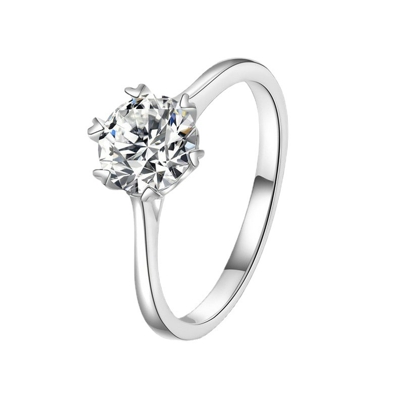 1 CT Moissanite Promise Ring