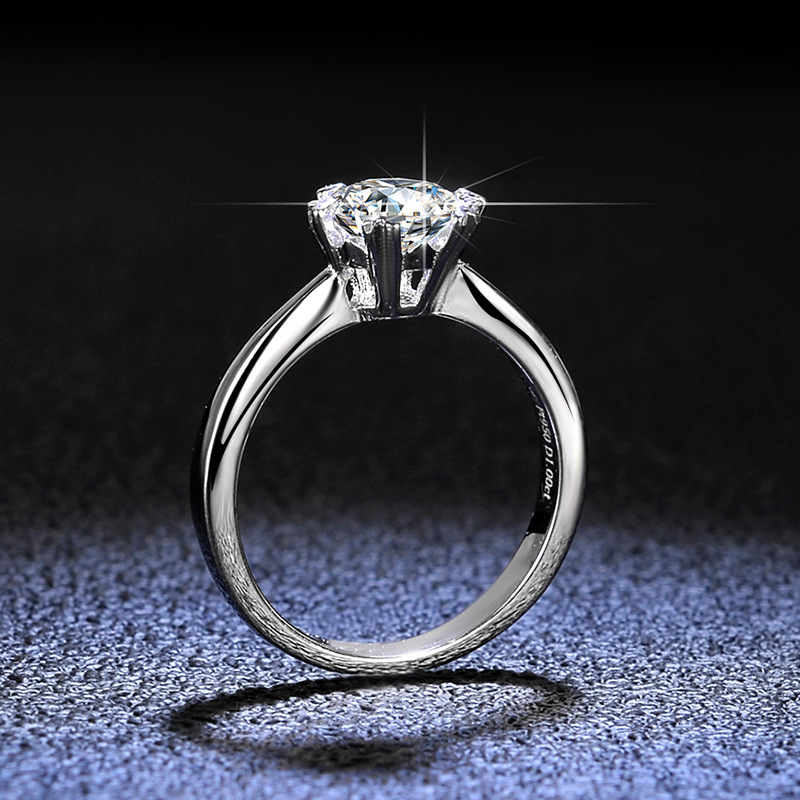 1 CT Moissanite Promise Ring