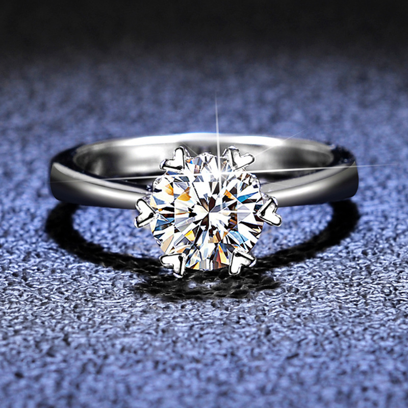 1 CT Moissanite Promise Ring